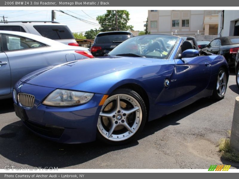 Montego Blue Metallic / Black 2006 BMW Z4 3.0si Roadster