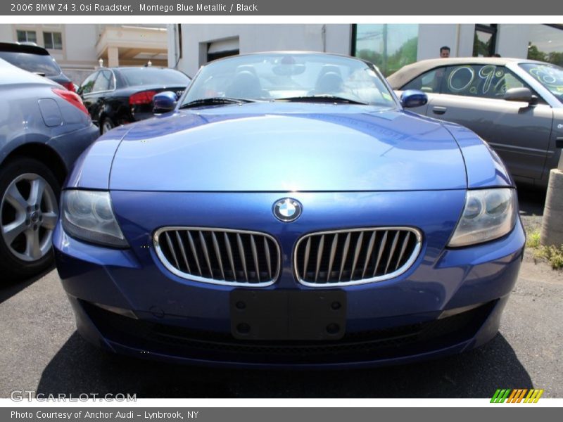 Montego Blue Metallic / Black 2006 BMW Z4 3.0si Roadster