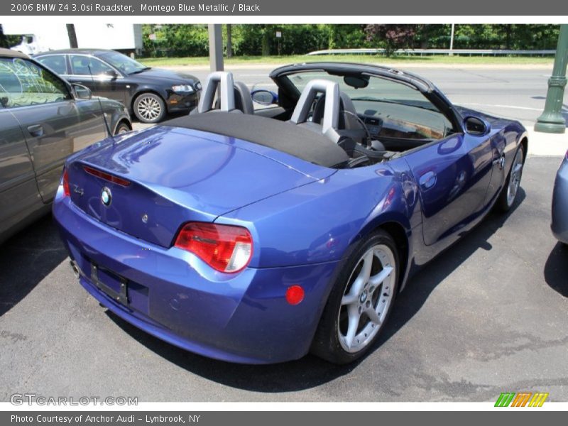 Montego Blue Metallic / Black 2006 BMW Z4 3.0si Roadster