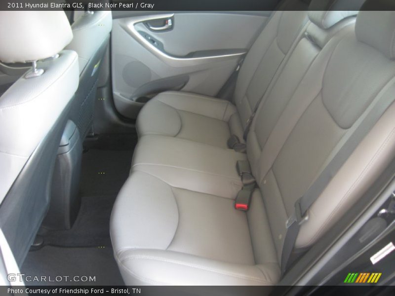 Black Noir Pearl / Gray 2011 Hyundai Elantra GLS