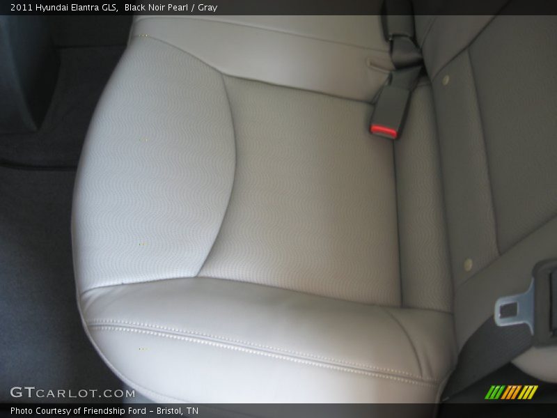 Black Noir Pearl / Gray 2011 Hyundai Elantra GLS
