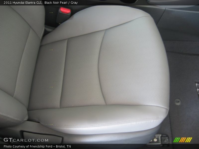 Black Noir Pearl / Gray 2011 Hyundai Elantra GLS