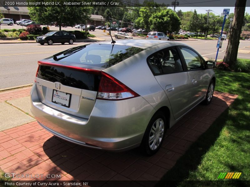 Alabaster Silver Metallic / Gray 2010 Honda Insight Hybrid LX