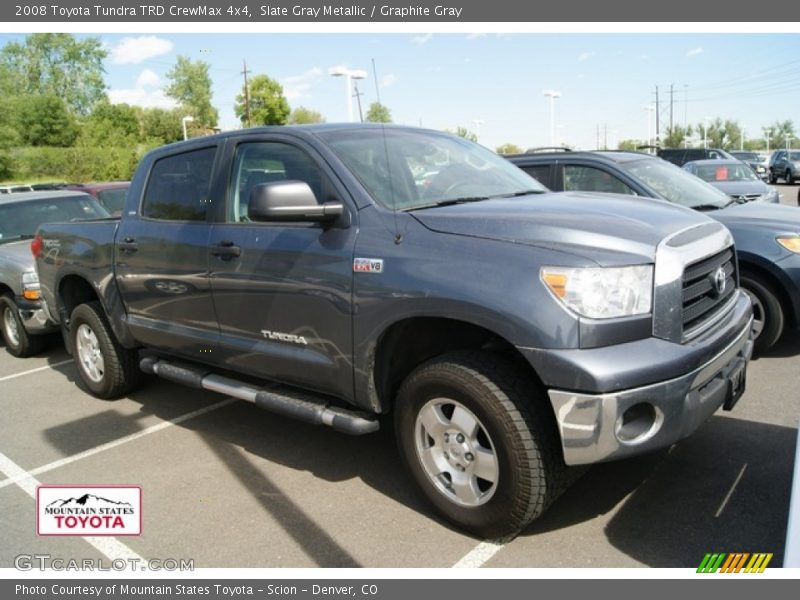 Slate Gray Metallic / Graphite Gray 2008 Toyota Tundra TRD CrewMax 4x4