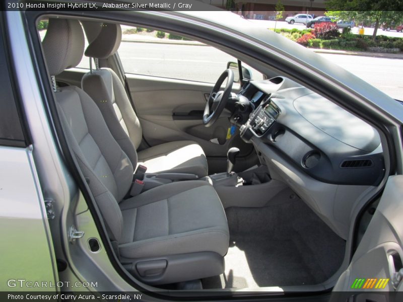 Alabaster Silver Metallic / Gray 2010 Honda Insight Hybrid LX