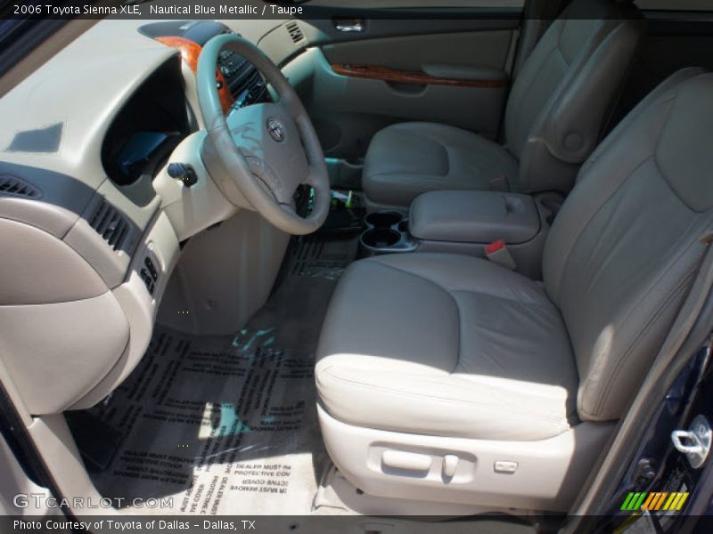 Nautical Blue Metallic / Taupe 2006 Toyota Sienna XLE