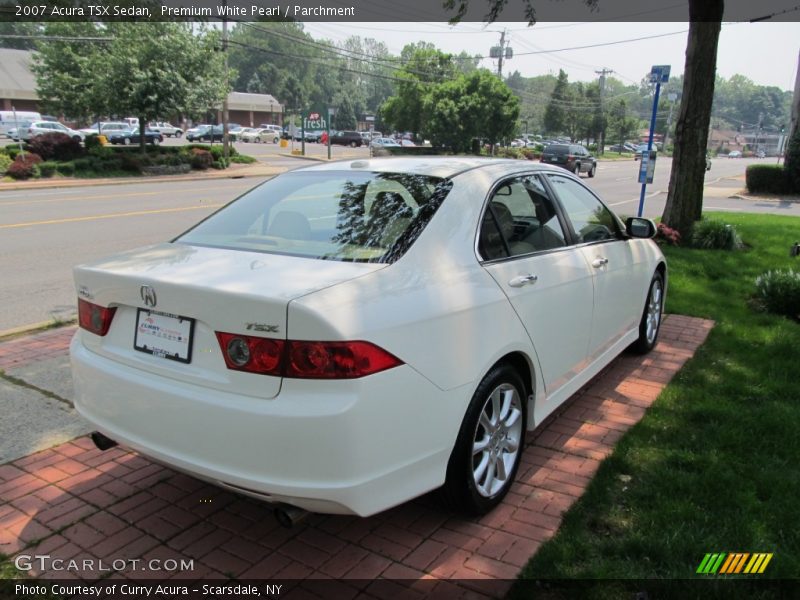 Premium White Pearl / Parchment 2007 Acura TSX Sedan