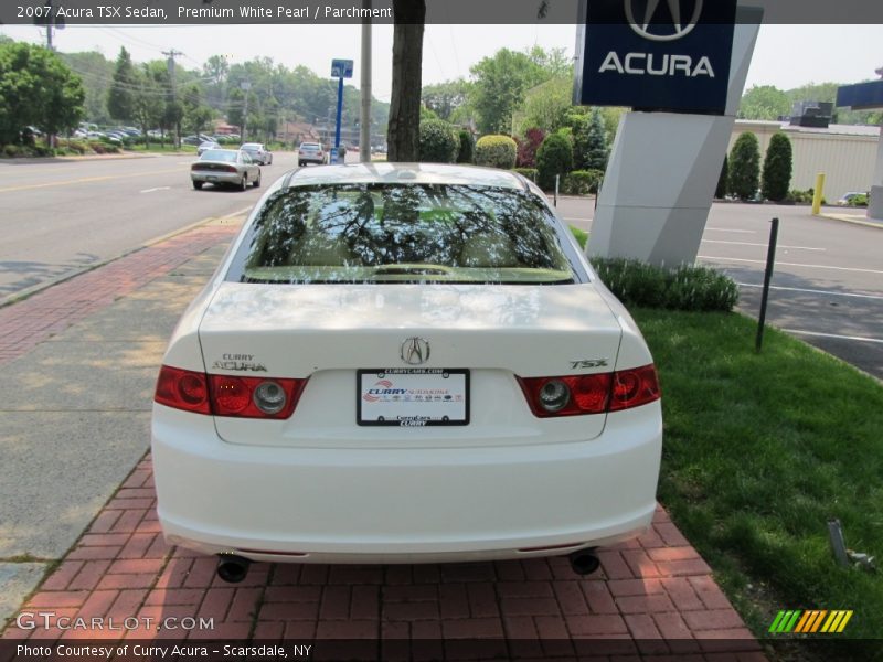 Premium White Pearl / Parchment 2007 Acura TSX Sedan
