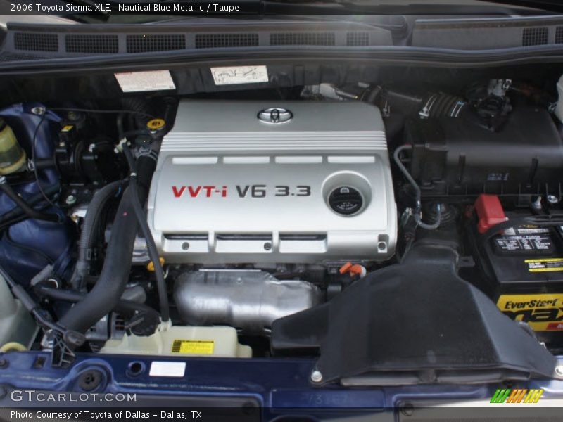 Nautical Blue Metallic / Taupe 2006 Toyota Sienna XLE