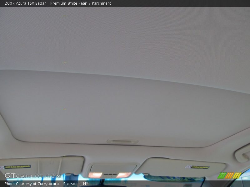 Premium White Pearl / Parchment 2007 Acura TSX Sedan