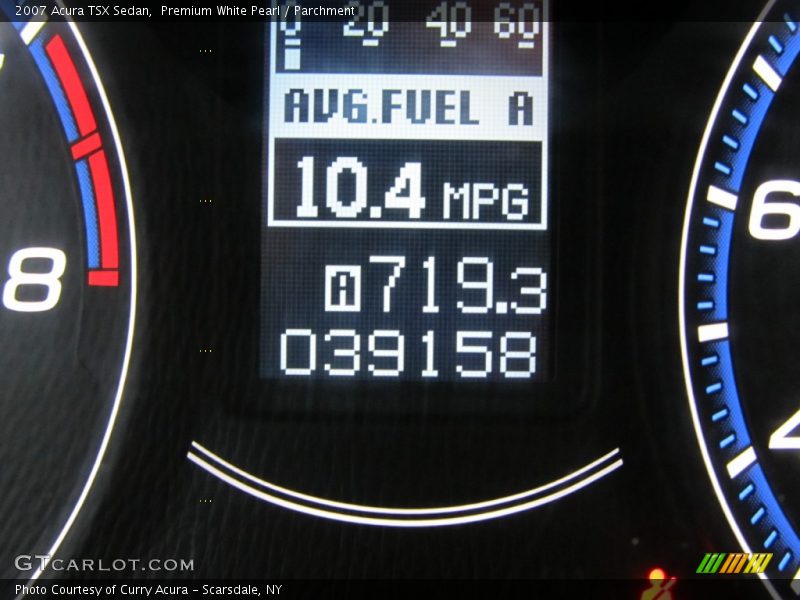 Premium White Pearl / Parchment 2007 Acura TSX Sedan