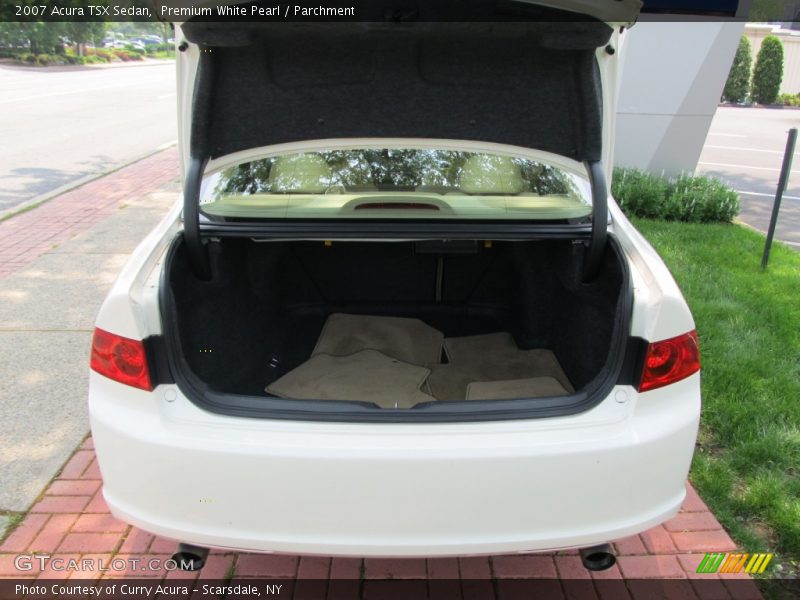 Premium White Pearl / Parchment 2007 Acura TSX Sedan