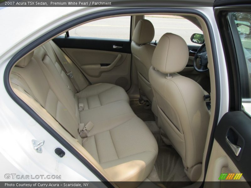 Premium White Pearl / Parchment 2007 Acura TSX Sedan