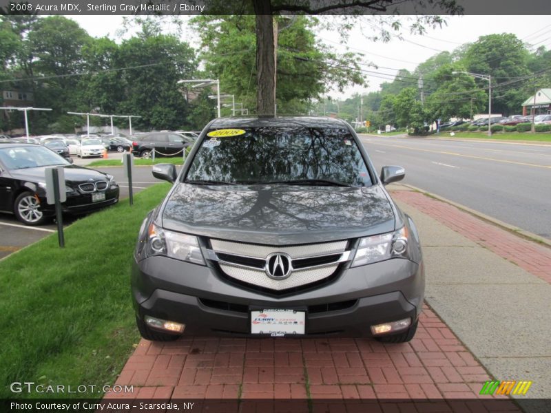 Sterling Gray Metallic / Ebony 2008 Acura MDX