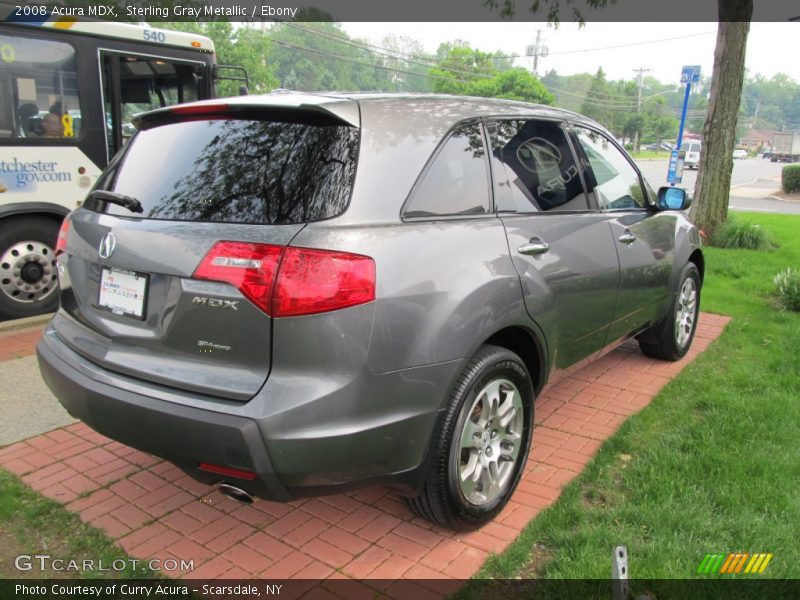 Sterling Gray Metallic / Ebony 2008 Acura MDX