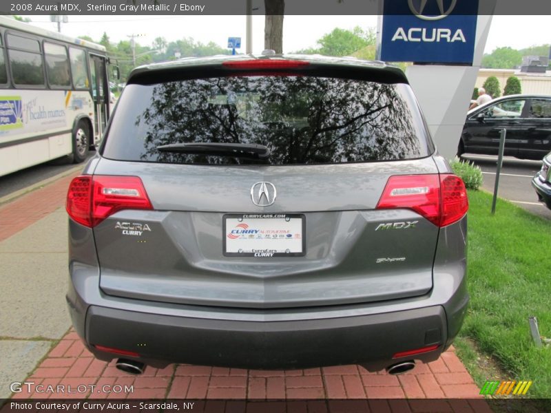 Sterling Gray Metallic / Ebony 2008 Acura MDX
