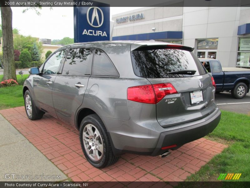 Sterling Gray Metallic / Ebony 2008 Acura MDX