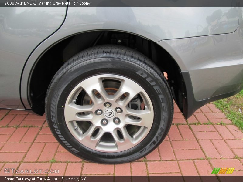 Sterling Gray Metallic / Ebony 2008 Acura MDX