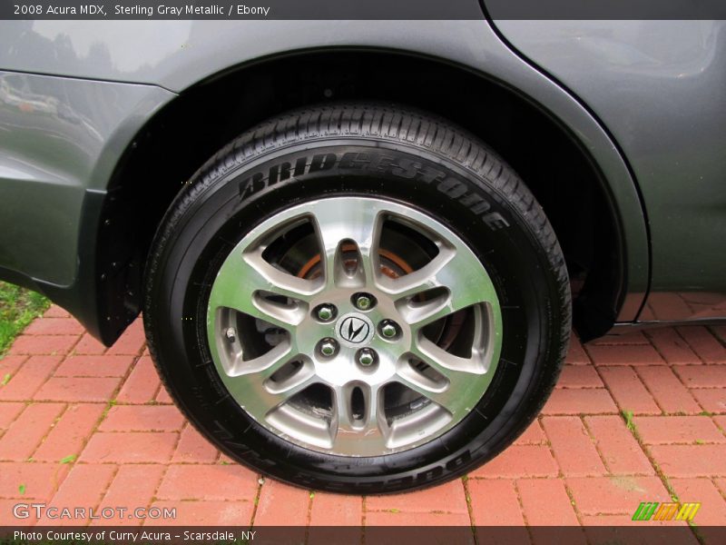 Sterling Gray Metallic / Ebony 2008 Acura MDX