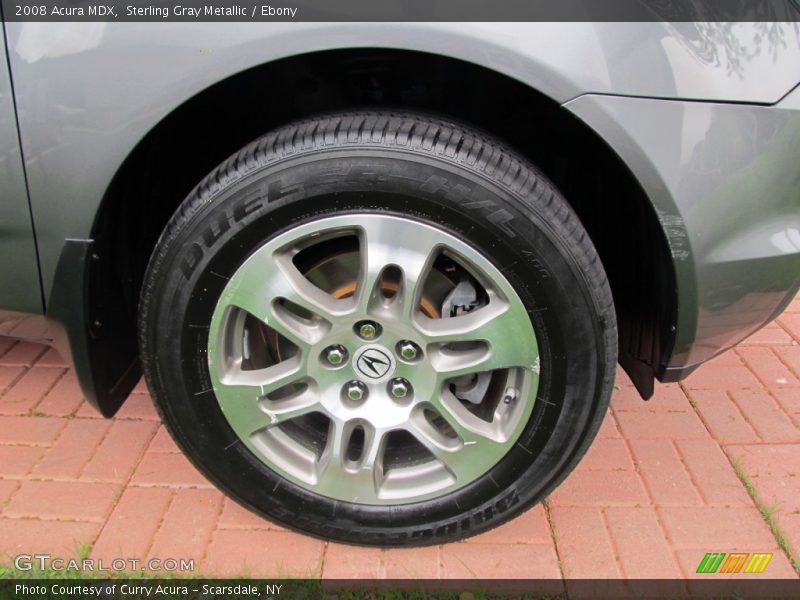 Sterling Gray Metallic / Ebony 2008 Acura MDX