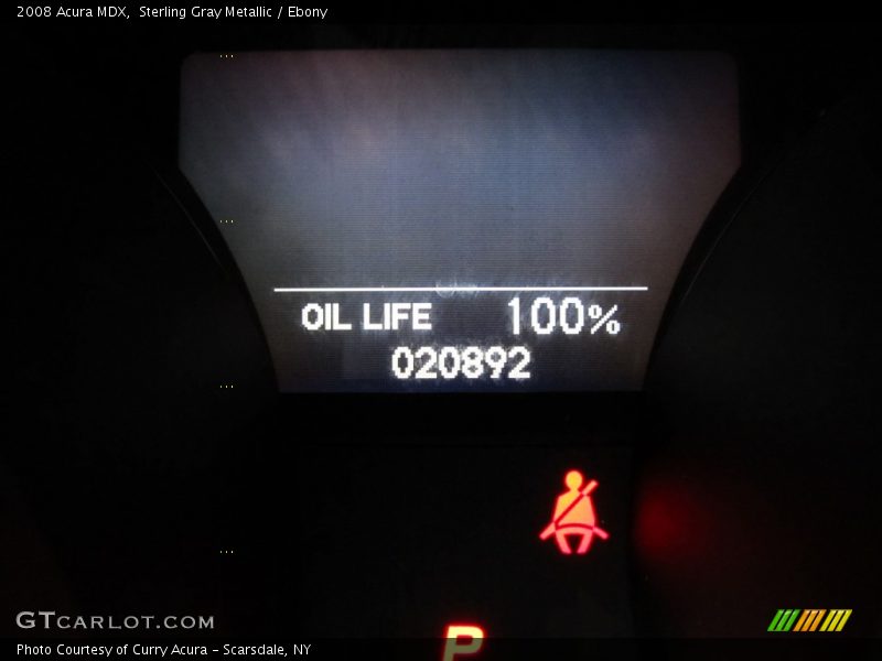 Sterling Gray Metallic / Ebony 2008 Acura MDX