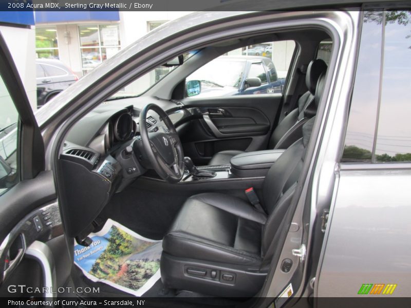 Sterling Gray Metallic / Ebony 2008 Acura MDX