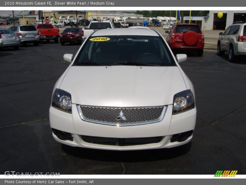 Dover White Pearl / Medium Gray 2010 Mitsubishi Galant FE