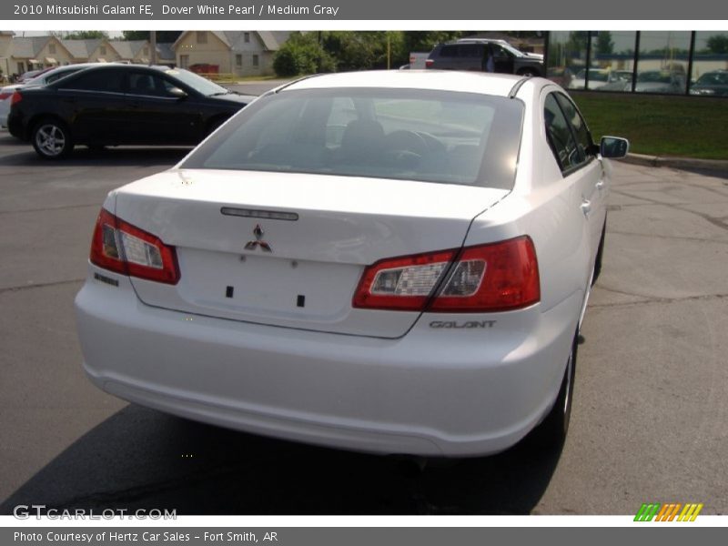 Dover White Pearl / Medium Gray 2010 Mitsubishi Galant FE