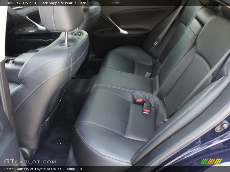 Black Sapphire Pearl / Black 2009 Lexus IS 250