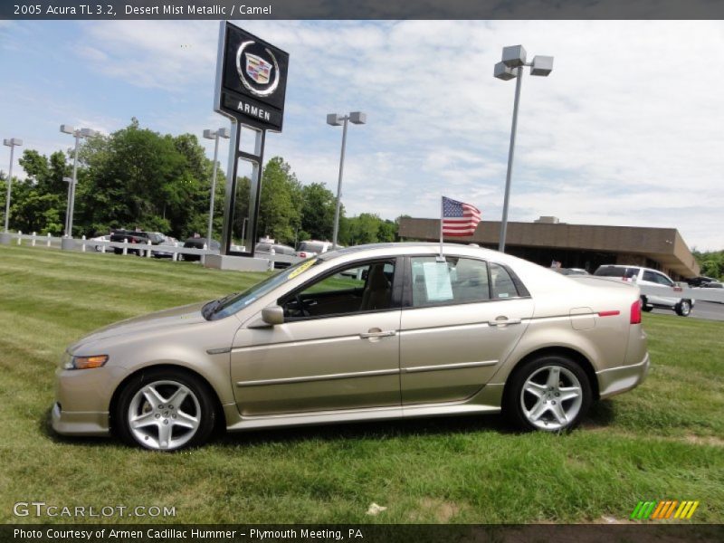 Desert Mist Metallic / Camel 2005 Acura TL 3.2