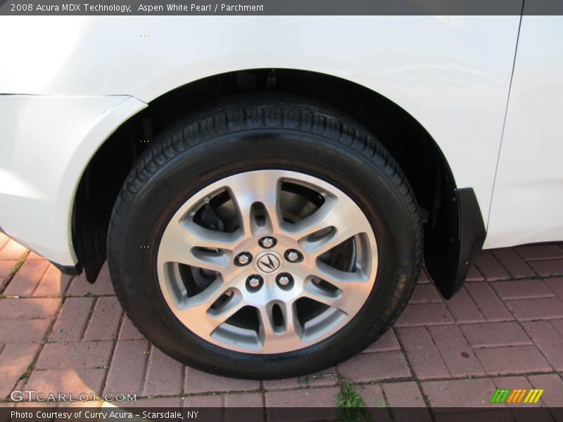 Aspen White Pearl / Parchment 2008 Acura MDX Technology