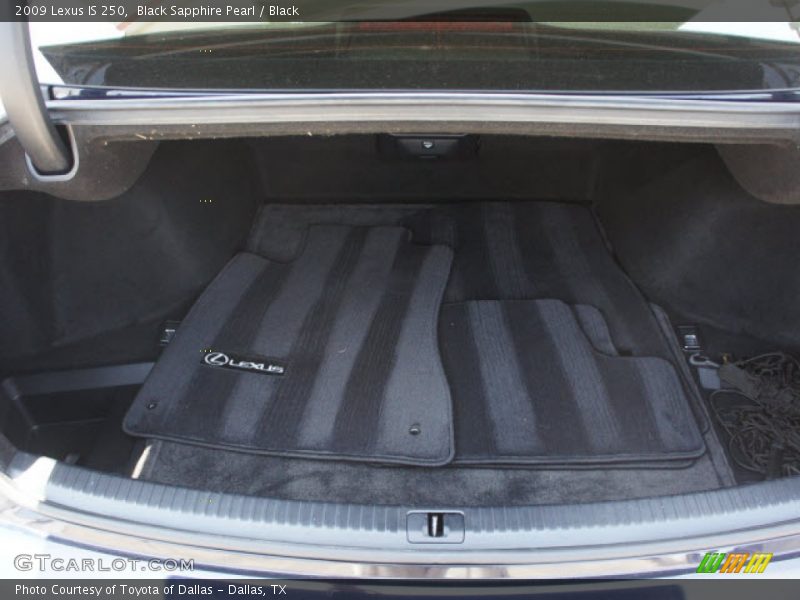 Black Sapphire Pearl / Black 2009 Lexus IS 250
