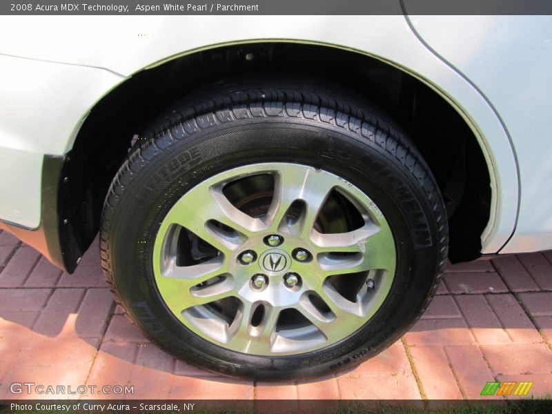 Aspen White Pearl / Parchment 2008 Acura MDX Technology