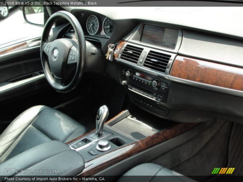 Black Sapphire Metallic / Black 2008 BMW X5 3.0si