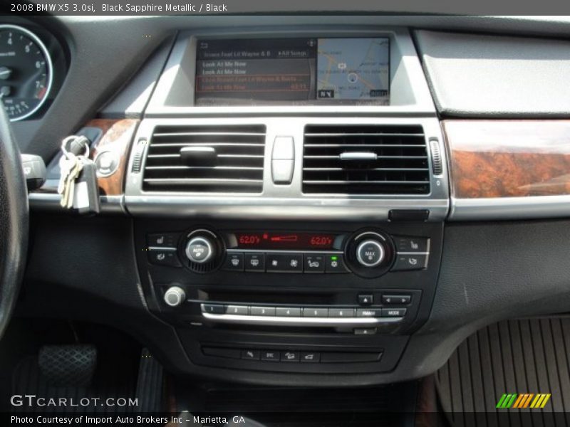Black Sapphire Metallic / Black 2008 BMW X5 3.0si