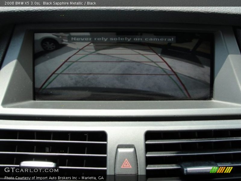 Black Sapphire Metallic / Black 2008 BMW X5 3.0si