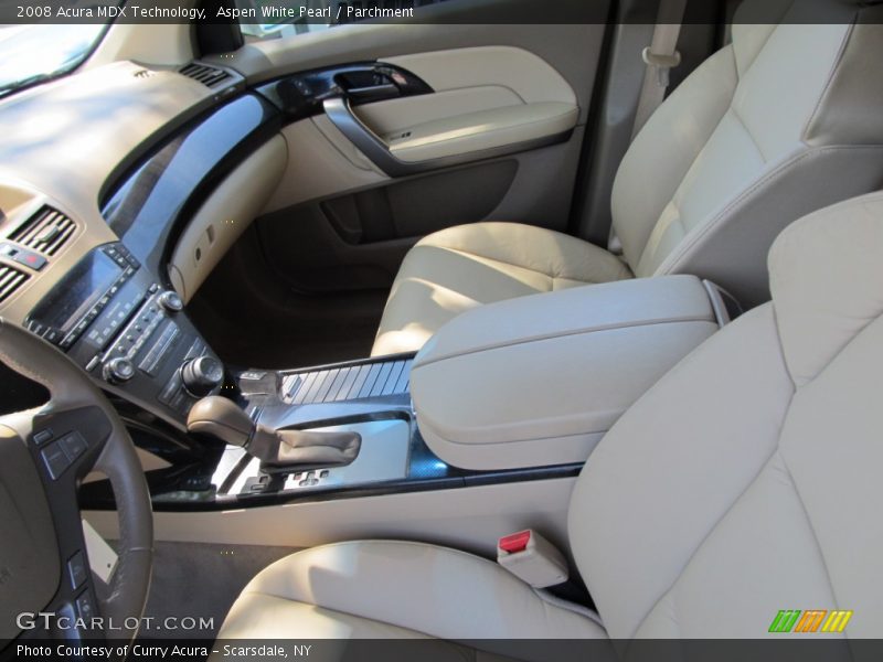 Aspen White Pearl / Parchment 2008 Acura MDX Technology