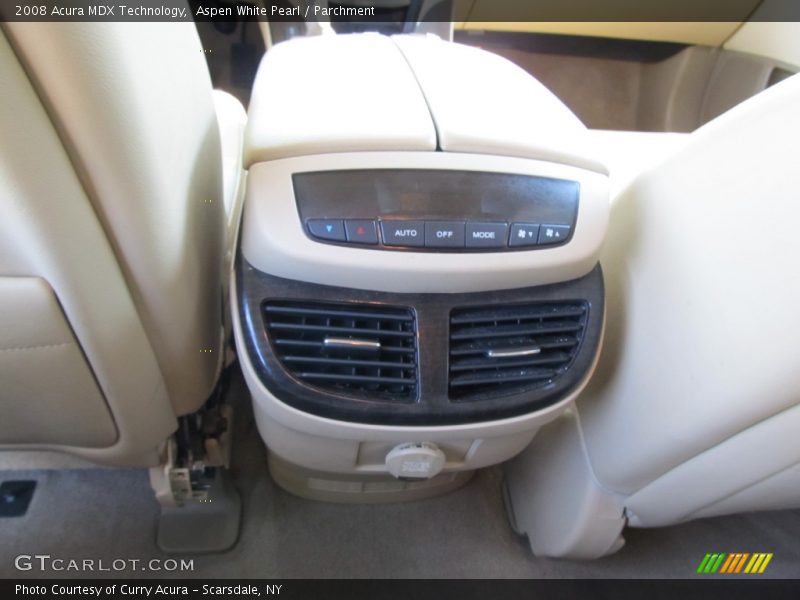 Aspen White Pearl / Parchment 2008 Acura MDX Technology