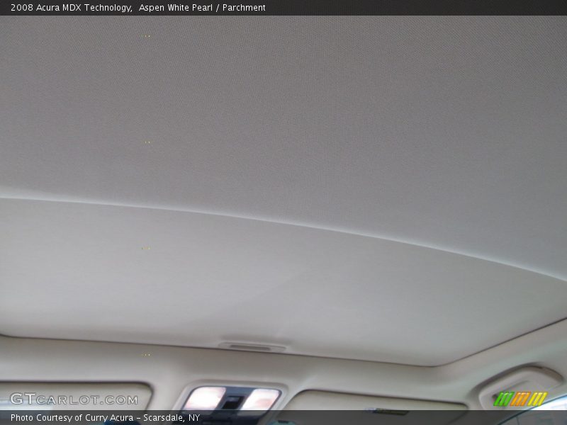 Aspen White Pearl / Parchment 2008 Acura MDX Technology