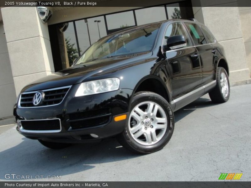 Black / Pure Beige 2005 Volkswagen Touareg V8