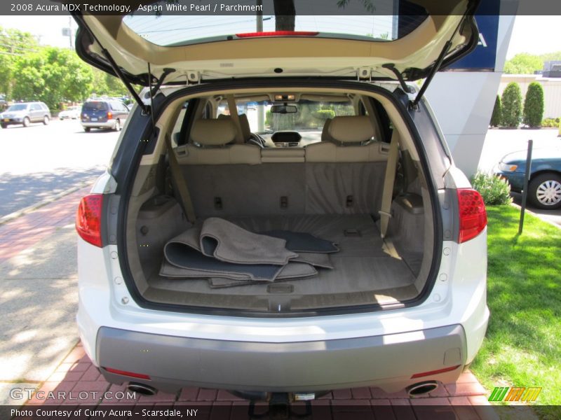 Aspen White Pearl / Parchment 2008 Acura MDX Technology
