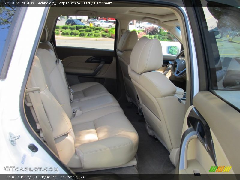 Aspen White Pearl / Parchment 2008 Acura MDX Technology