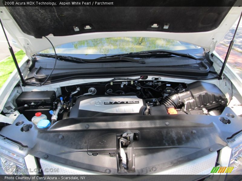 Aspen White Pearl / Parchment 2008 Acura MDX Technology