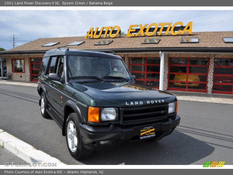 Epsom Green / Bahama Beige 2001 Land Rover Discovery II SE