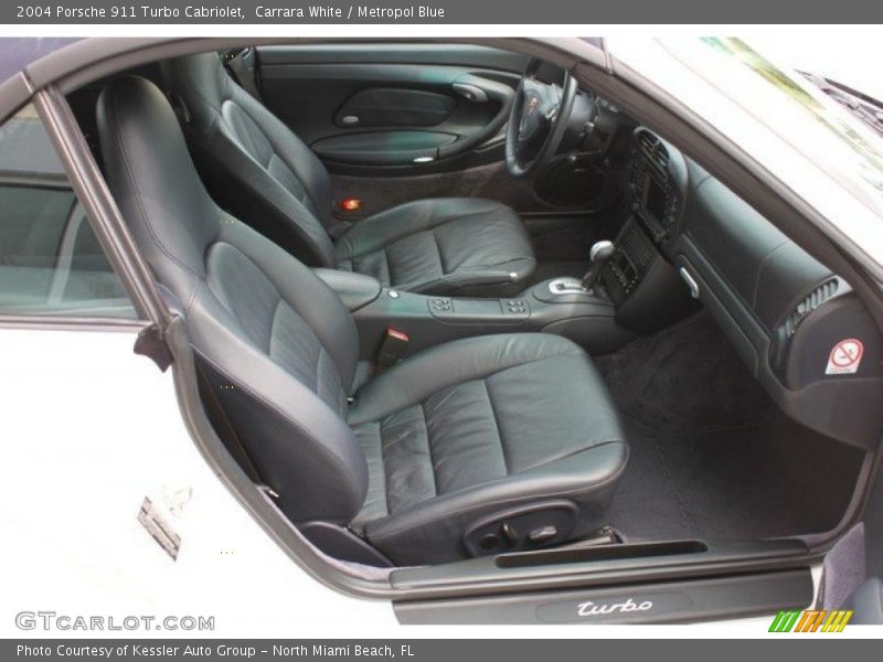  2004 911 Turbo Cabriolet Metropol Blue Interior