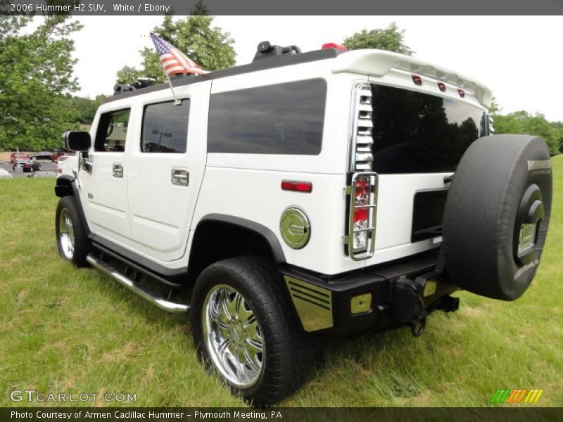 White / Ebony 2006 Hummer H2 SUV
