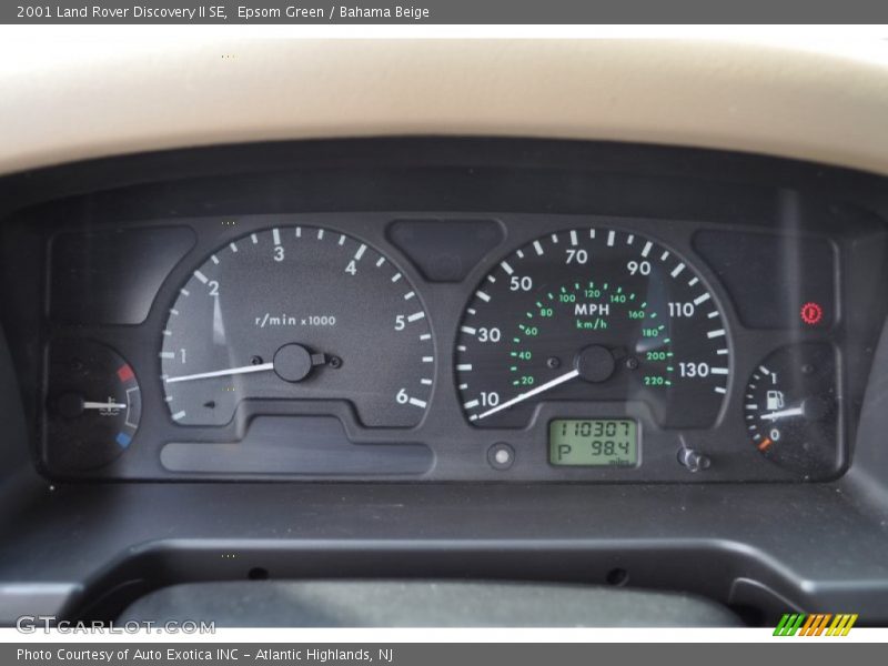  2001 Discovery II SE SE Gauges