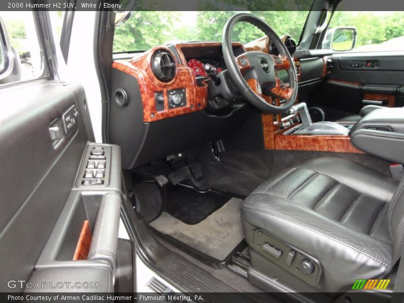 White / Ebony 2006 Hummer H2 SUV