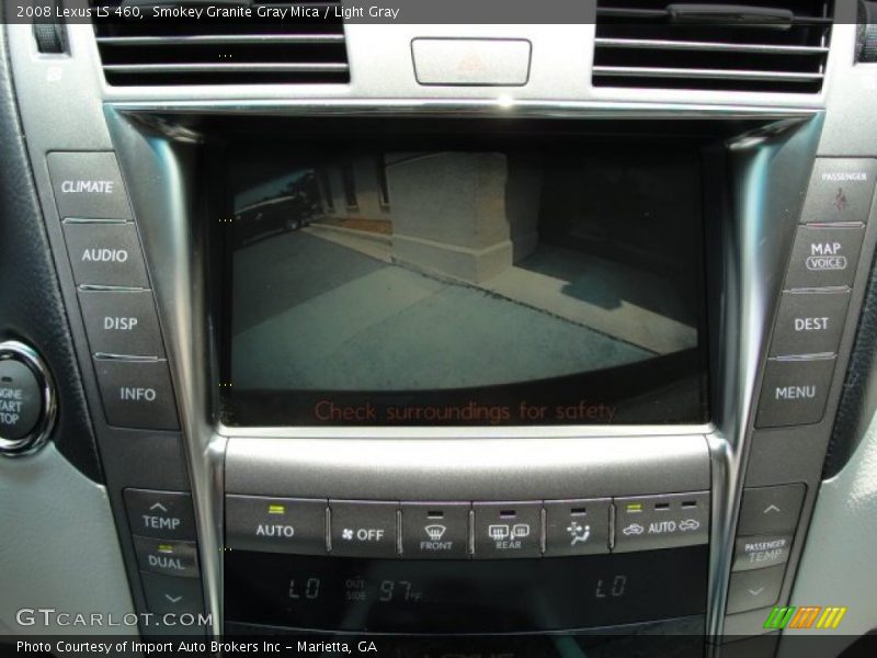 Smokey Granite Gray Mica / Light Gray 2008 Lexus LS 460