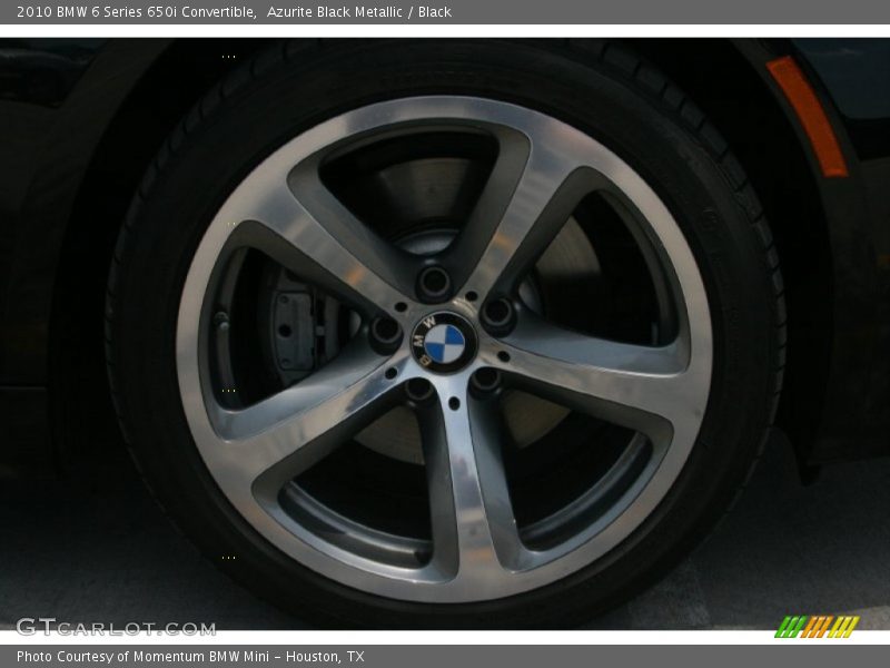 Azurite Black Metallic / Black 2010 BMW 6 Series 650i Convertible